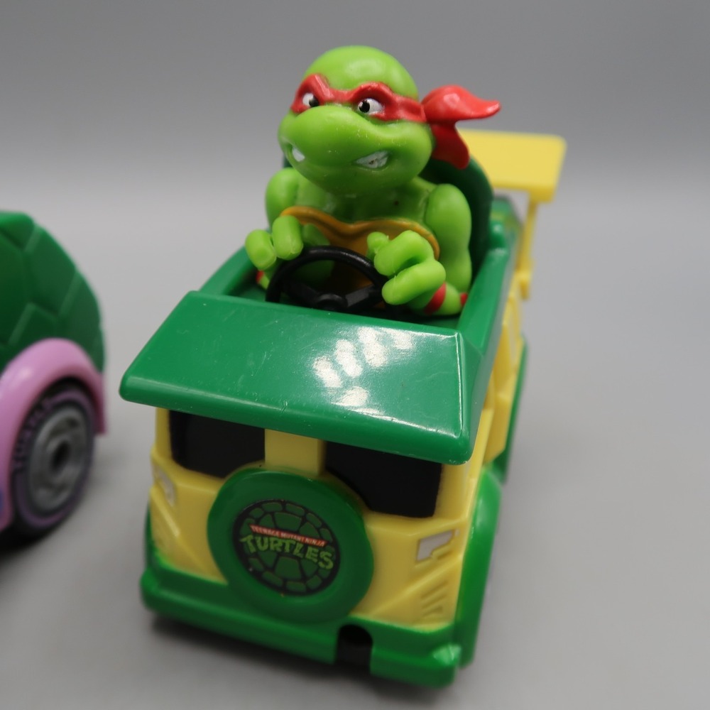 TMNT Rad Rip Racers Toy Vehicle Friction Racing Figures Funrise Lot Set - Picture 3 of 8